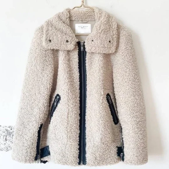 ❌SOLD❌Zara | Teddy And Faux Leather Zipper Jacket - Picture 5 of 13